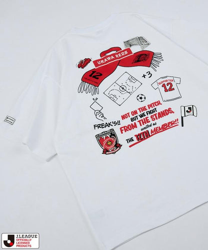 J.LEAGUE × FREAK’S STORE 合作款 SUPPORTERS 浦和レッズ 短袖T恤 特別款