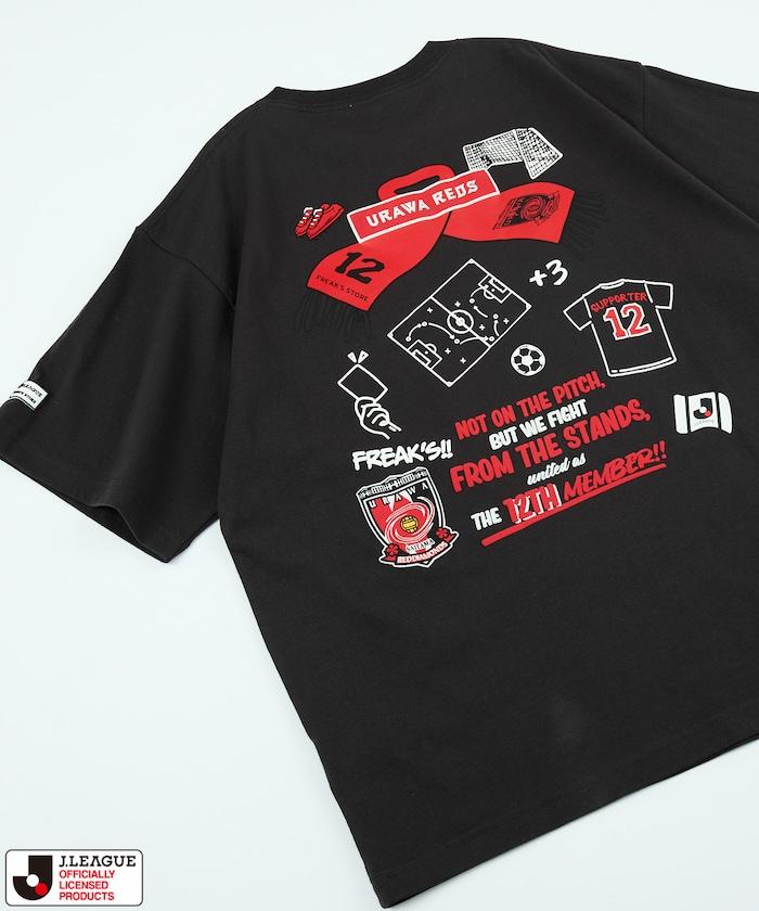 J.LEAGUE × FREAK’S STORE 合作款 SUPPORTERS 浦和レッズ 短袖T恤 特別款