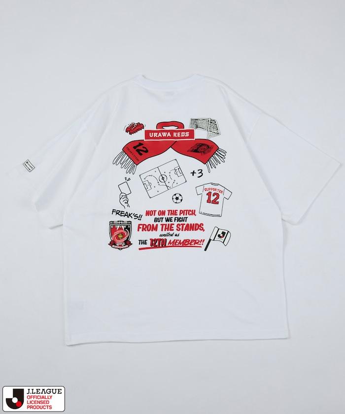 J.LEAGUE × FREAK’S STORE 合作款 SUPPORTERS 浦和レッズ 短袖T恤 特別款