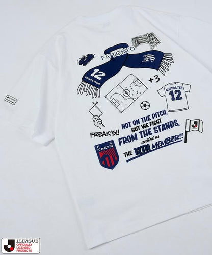 J.LEAGUE × FREAK’S STORE 聯名聯名 SUPPORTERS SHORT SLEEVE TEE FC東京款 短袖T恤