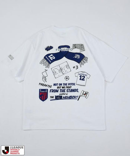 J.LEAGUE × FREAK’S STORE 聯名聯名 SUPPORTERS SHORT SLEEVE TEE FC東京款 短袖T恤
