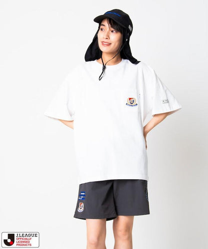 J.LEAGUE × FREAK'S STORE 聯名 SUPPORTERS 尼龍休閒短褲 橫浜F・マリノス款