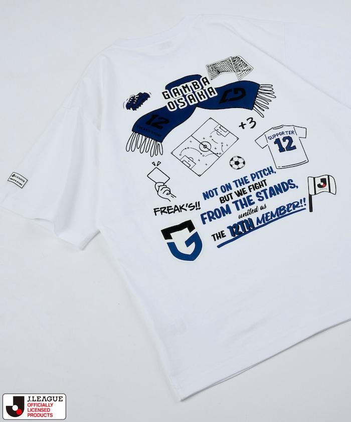 J.LEAGUE × FREAK’S STORE 聯名 SUPPORTERS印花 短袖T恤 ガンバ大阪
