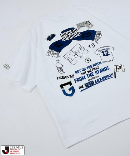 J.LEAGUE × FREAK’S STORE 聯名 SUPPORTERS印花 短袖T恤 ガンバ大阪