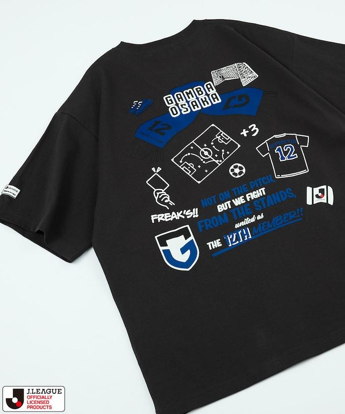 J.LEAGUE × FREAK’S STORE 聯名 SUPPORTERS印花 短袖T恤 ガンバ大阪