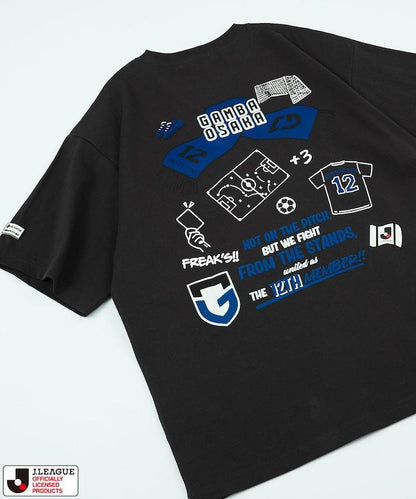 J.LEAGUE × FREAK’S STORE 聯名 SUPPORTERS印花 短袖T恤 ガンバ大阪