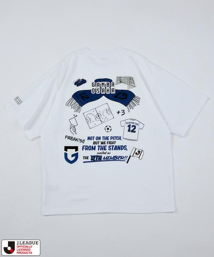 J.LEAGUE × FREAK’S STORE 聯名 SUPPORTERS印花 短袖T恤 ガンバ大阪