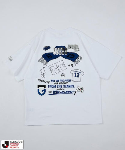 J.LEAGUE × FREAK’S STORE 聯名 SUPPORTERS印花 短袖T恤 ガンバ大阪
