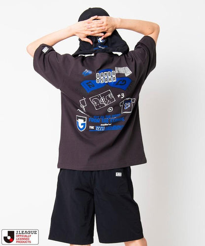J.LEAGUE（日本職業足球聯賽） 聯名系列 ガンバ大阪 SUPPORTERS NYLON SHORTS 運動短褲