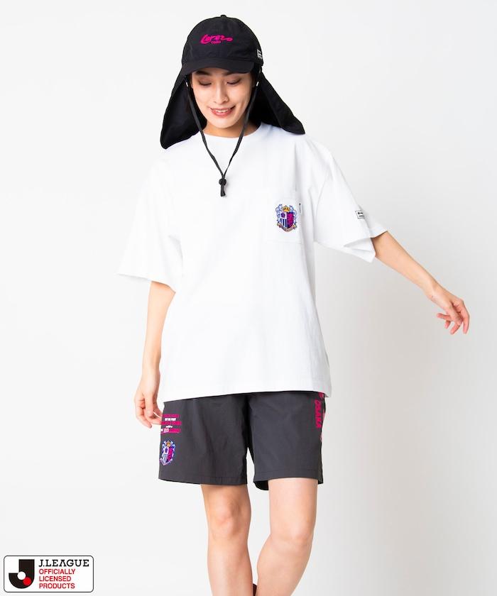 J.LEAGUE × FREAK'S STORE 聯名 SUPPORTERS NYLON SHORTS 尼龍休閒短褲 【セレッソ大阪】