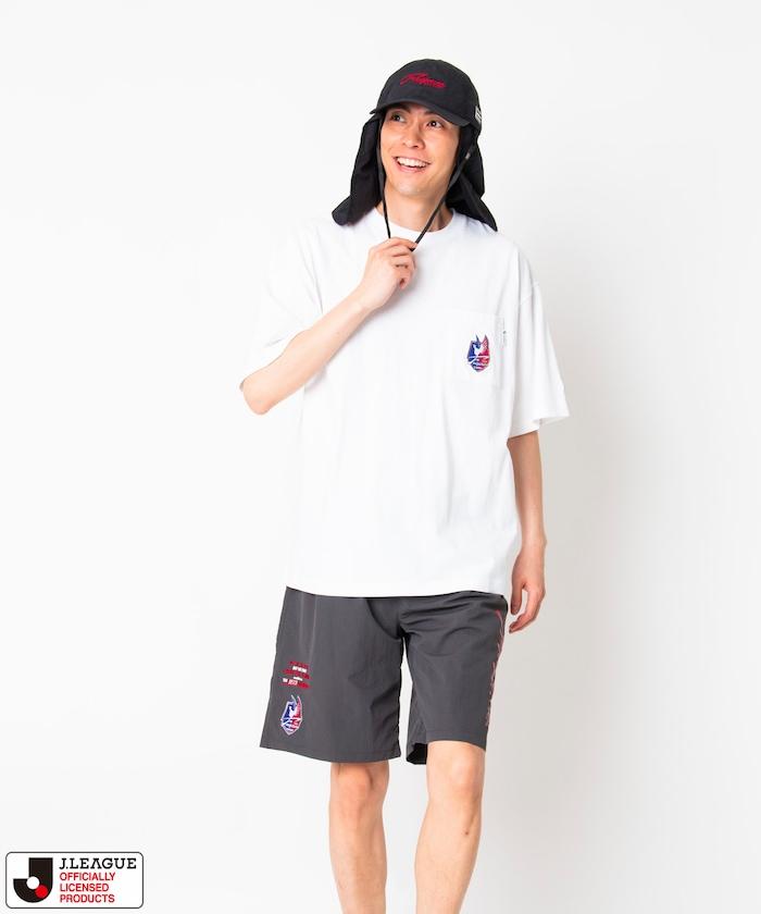 J.LEAGUE × FREAK'S STORE 聯名 支持者款 尼龍 休閒短褲 【ファジアーノ岡山】