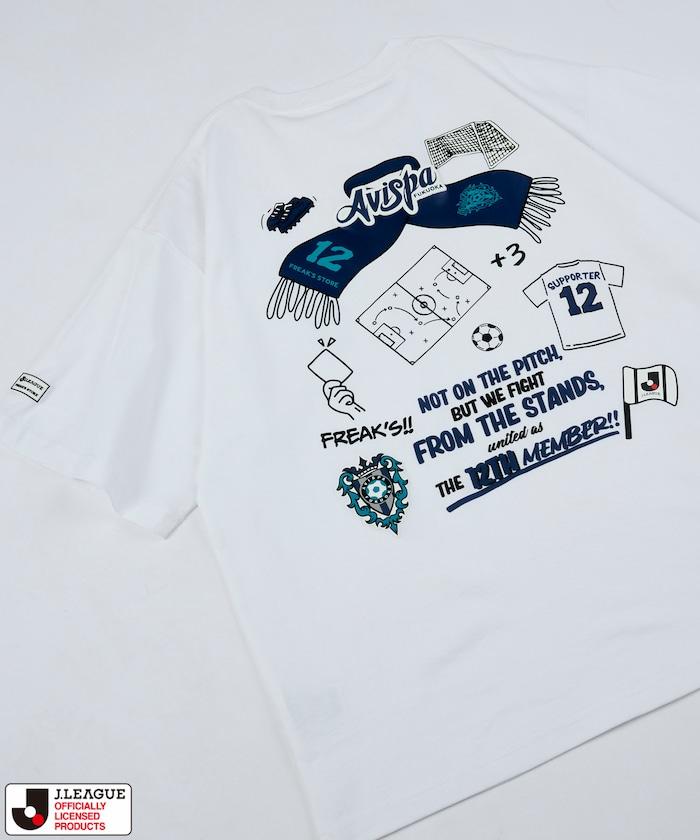 J.LEAGUE × FREAK’S STORE 聯名 SUPPORTERS SHORT SLEEVE アビスパ福岡 圖案短袖T恤