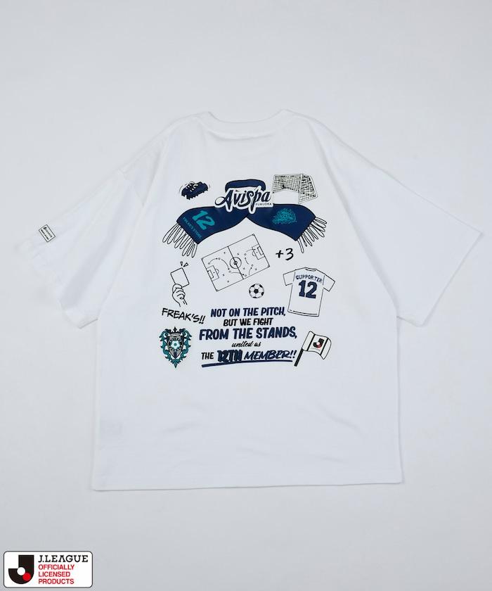 J.LEAGUE × FREAK’S STORE 聯名 SUPPORTERS SHORT SLEEVE アビスパ福岡 圖案短袖T恤