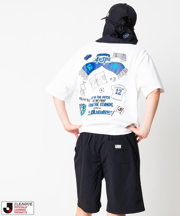 J.LEAGUE × FREAK’S STORE 聯名 SUPPORTERS SHORT SLEEVE アビスパ福岡 圖案短袖T恤