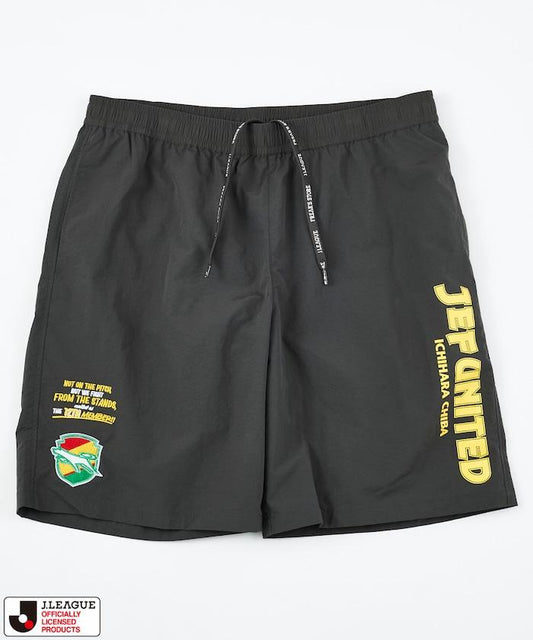 J.LEAGUE × FREAK'S STORE 聯名 SUPPORTERS NYLON SHORTS ジェフユナイテッド千葉 休閒短褲