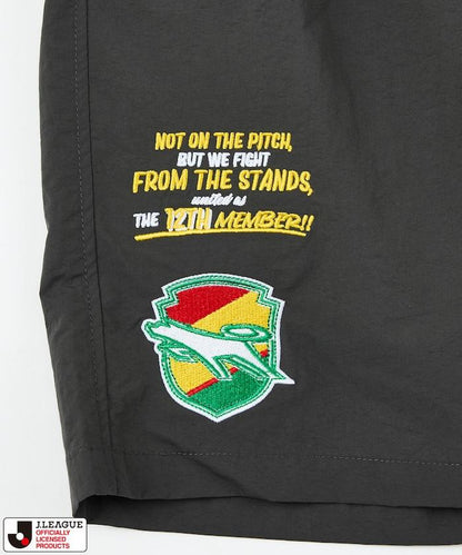 J.LEAGUE × FREAK'S STORE 聯名 SUPPORTERS NYLON SHORTS ジェフユナイテッド千葉 休閒短褲
