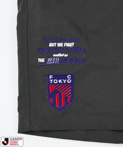 J.LEAGUE × FREAK'S STORE 聯名 SUPPORTERS NYLON SHORTS FC東京短褲