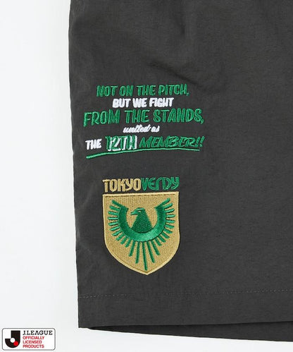 J.LEAGUE × FREAK'S STORE 聯名 SUPPORTERS NYLON SHORTS 東京ヴェルディ款 尼龍短褲