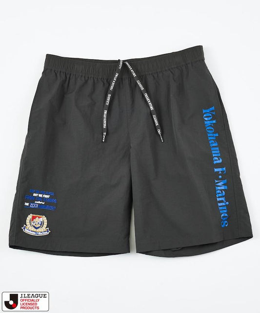 J.LEAGUE × FREAK'S STORE 聯名 SUPPORTERS 尼龍休閒短褲 橫浜F・マリノス款