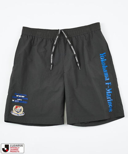 J.LEAGUE × FREAK'S STORE 聯名 SUPPORTERS 尼龍休閒短褲 橫浜F・マリノス款