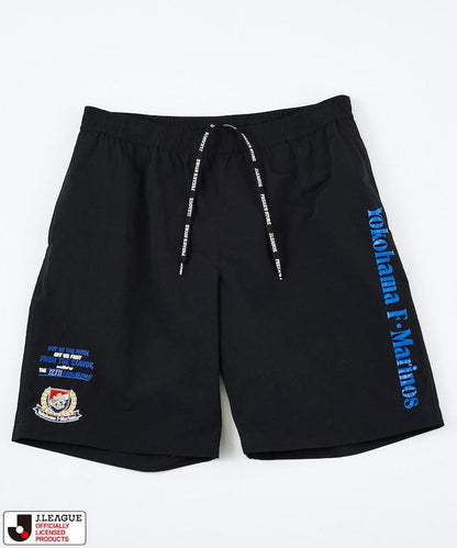 J.LEAGUE × FREAK'S STORE 聯名 SUPPORTERS 尼龍休閒短褲 橫浜F・マリノス款