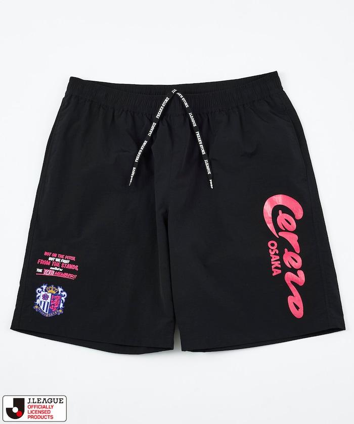 J.LEAGUE × FREAK'S STORE 聯名 SUPPORTERS NYLON SHORTS 尼龍休閒短褲 【セレッソ大阪】