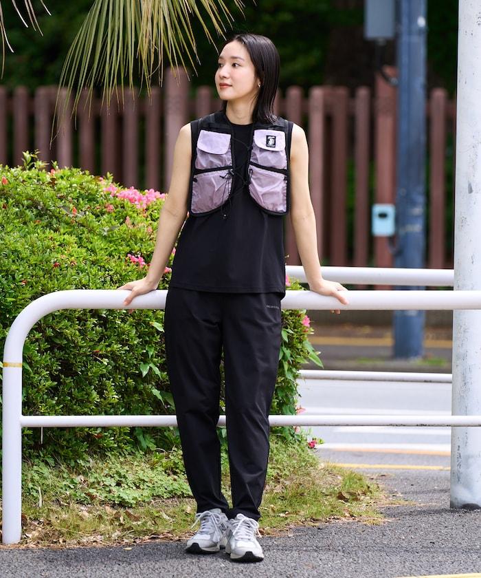 吸水速幹 接觸涼感 防紫外線 無袖 スピードライ 功能套裝（上衣＋褲子）