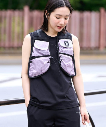 吸水速幹 接觸涼感 防紫外線 無袖 スピードライ 功能套裝（上衣＋褲子）