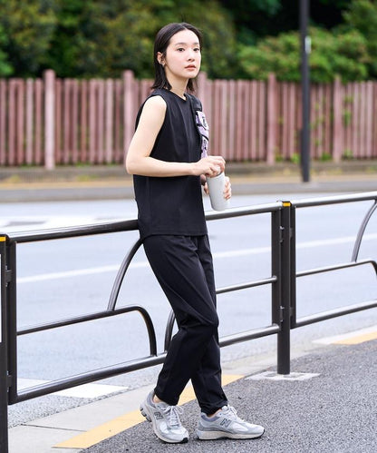 吸水速幹 接觸涼感 防紫外線 無袖 スピードライ 功能套裝（上衣＋褲子）