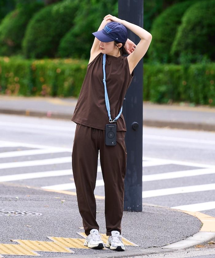 吸水速幹 接觸涼感 防紫外線 無袖 スピードライ 功能套裝（上衣＋褲子）