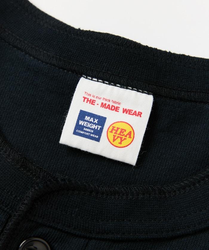 HEAVY WEIGHT 10.5盎司 厚質 亨利領 短袖 T恤