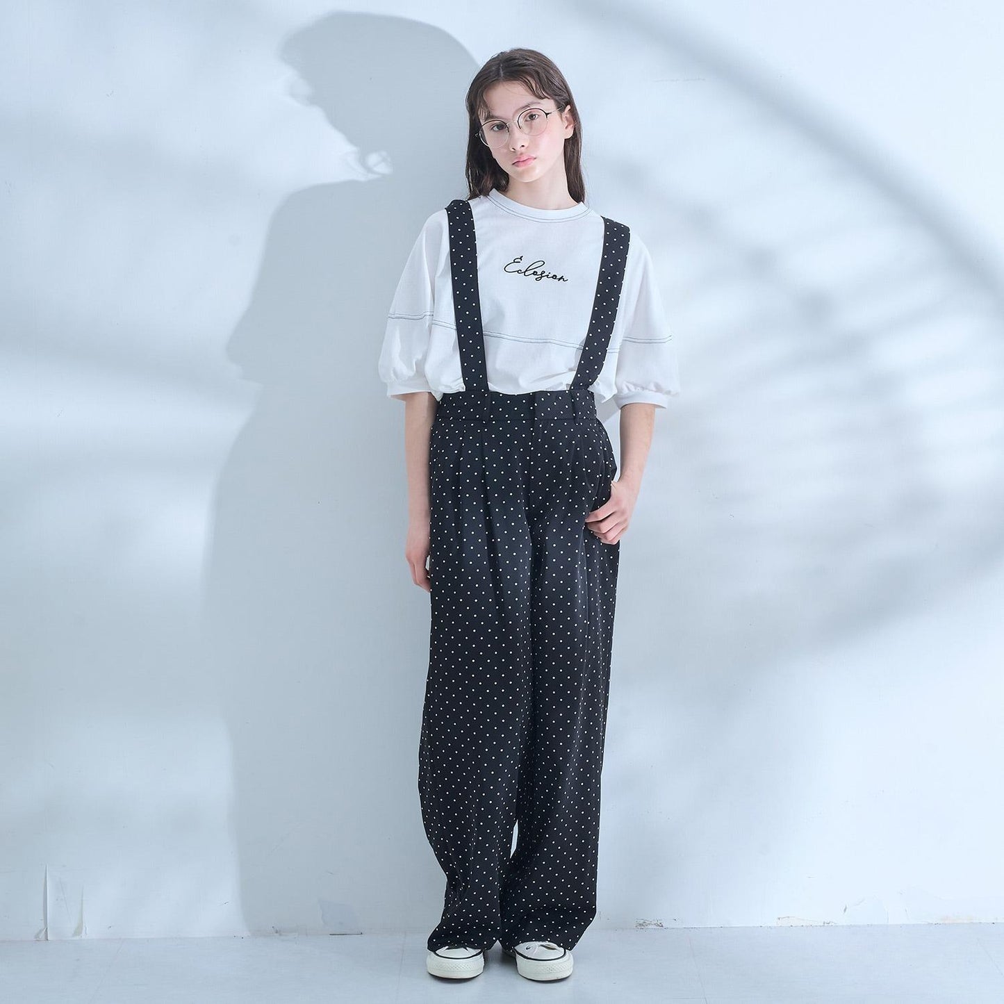 AMI 短袖泡泡廓形套頭上衣
