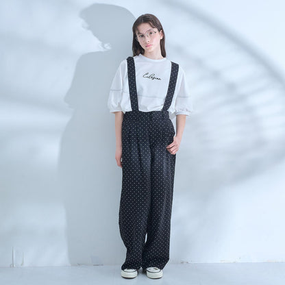 AMI 短袖泡泡廓形套頭上衣