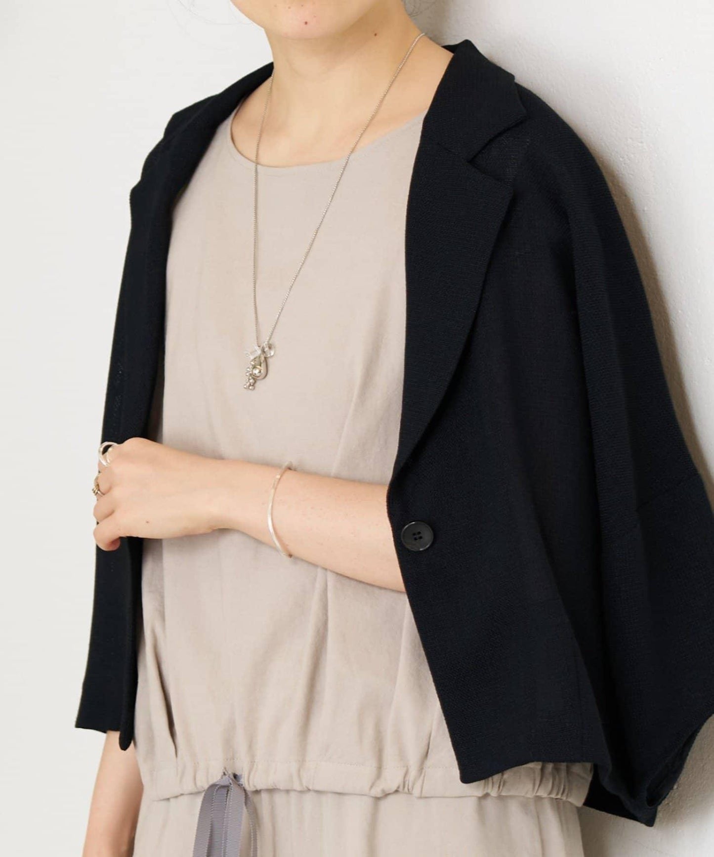 黃銅拼接裝飾項鍊