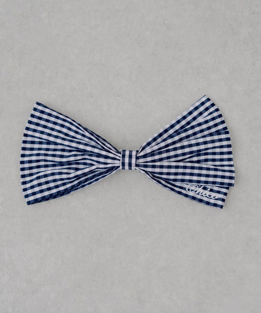 Chico 刺繡蝴蝶結髮夾