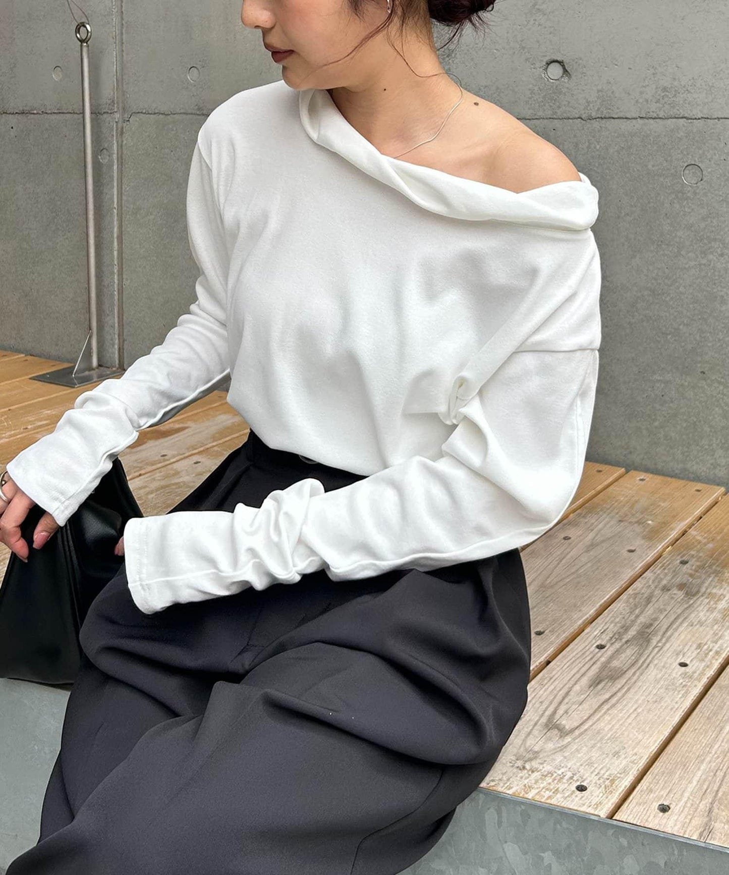 CAPRICIEUX LE'MAGE 氣球領長袖T恤