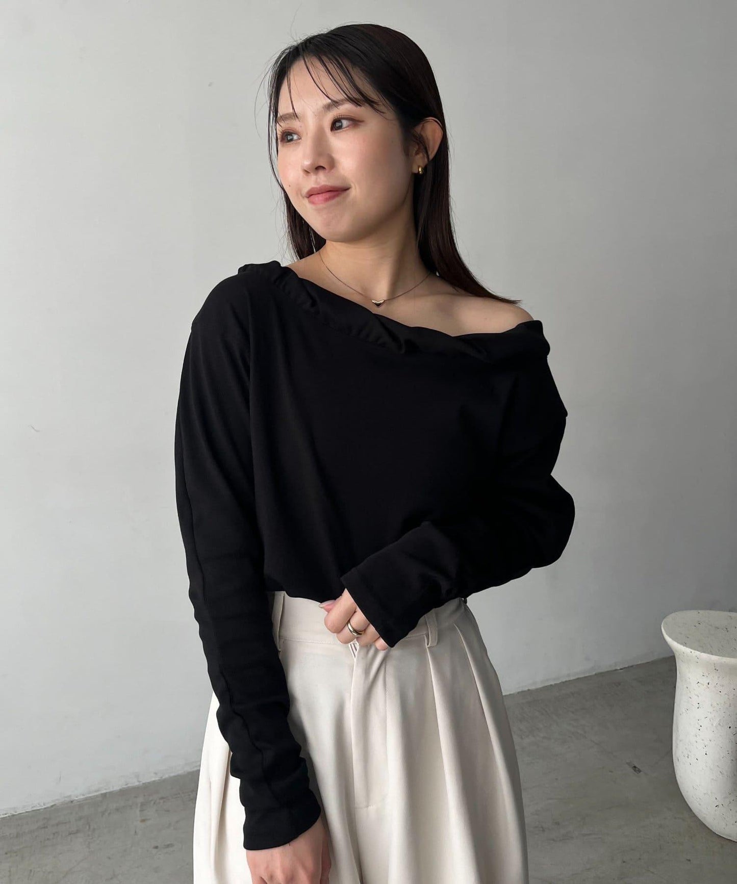 CAPRICIEUX LE'MAGE 氣球領長袖T恤