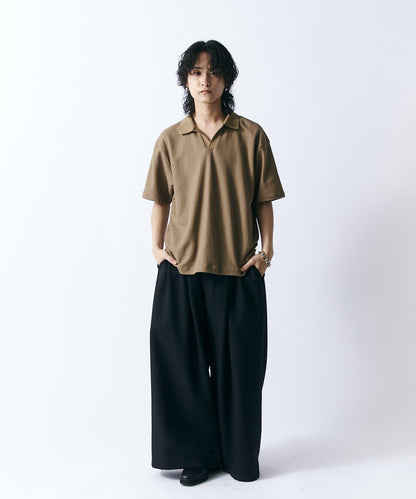 珠地面料 S/S 開襟設計 POLO衫