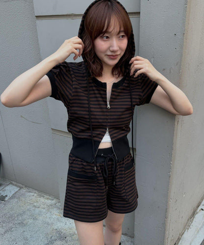 【mline】連帽短袖衛衣