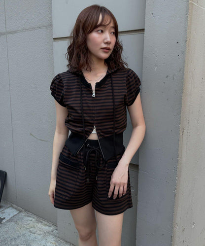 【mline】連帽短袖衛衣