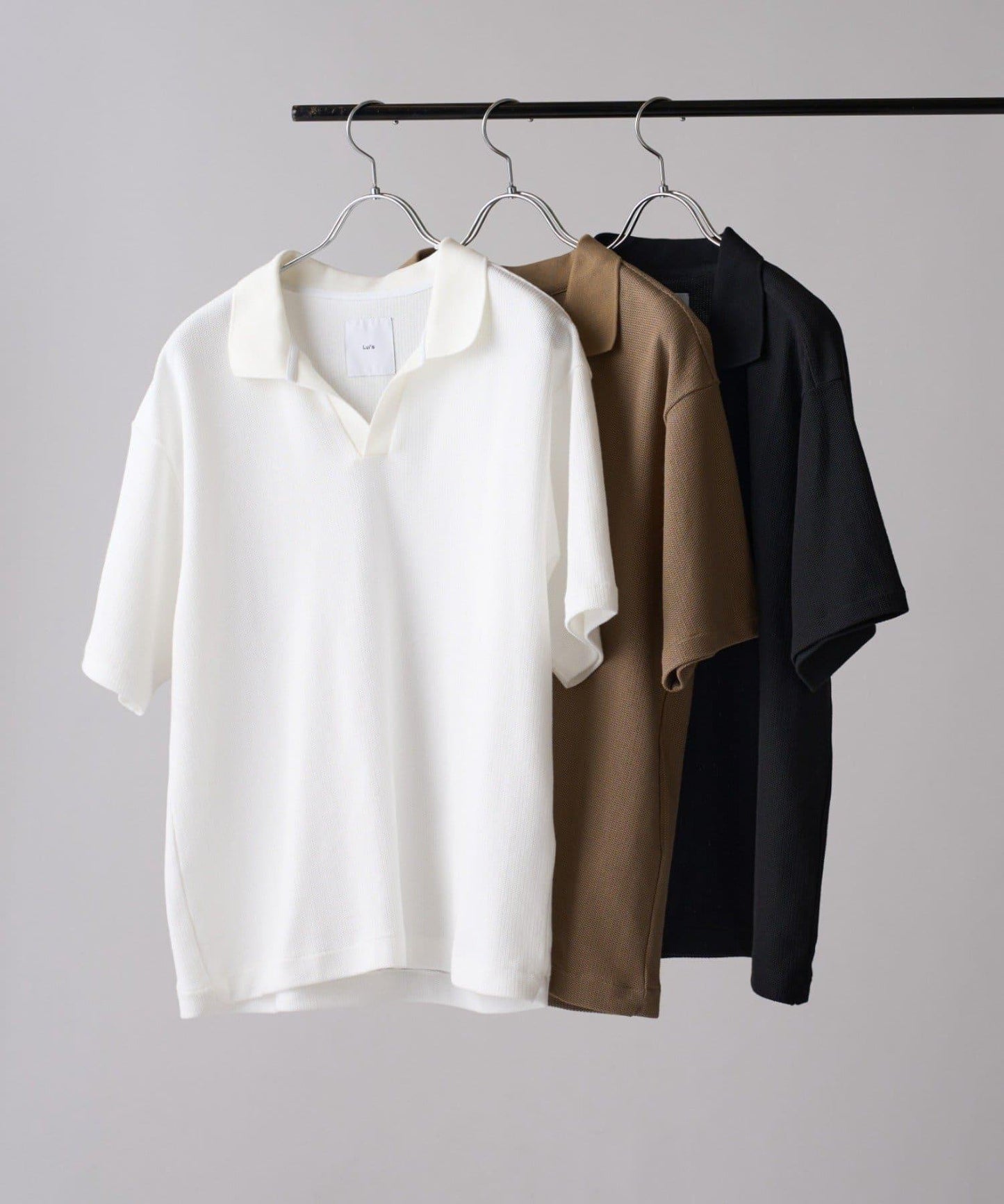 珠地面料 S/S 開襟設計 POLO衫