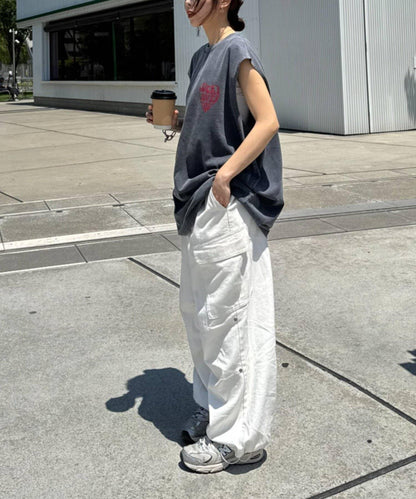 粉感做舊 多款圖案 復古 背心