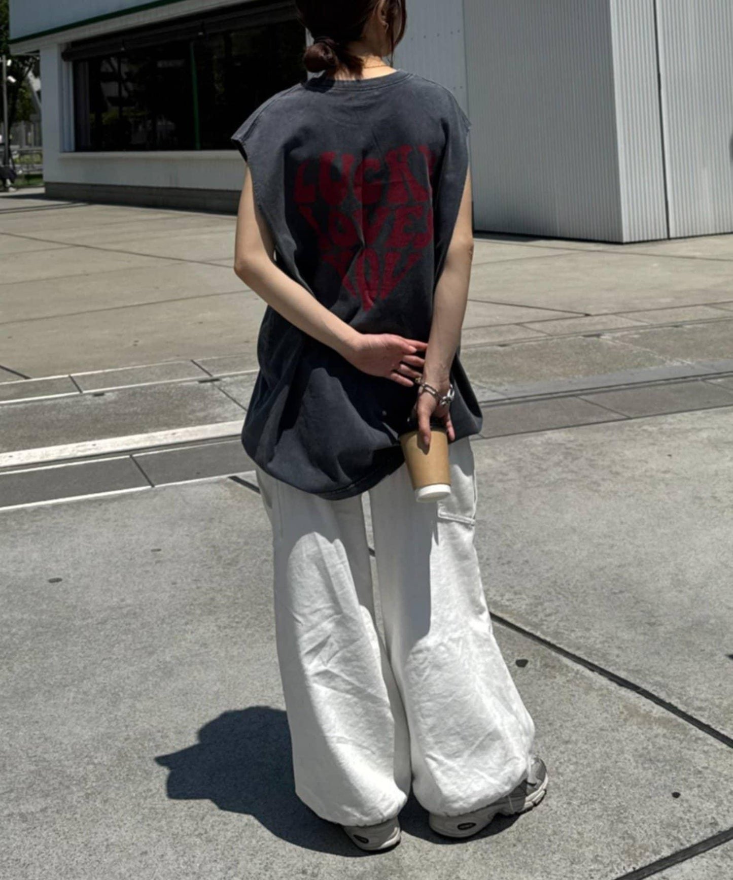 粉感做舊 多款圖案 復古 背心