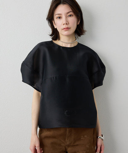 輕透廓形女式襯衫