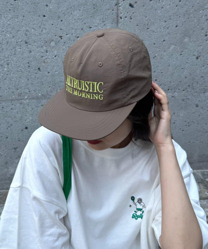 拼色圖案 尼龍Logo棒球帽
