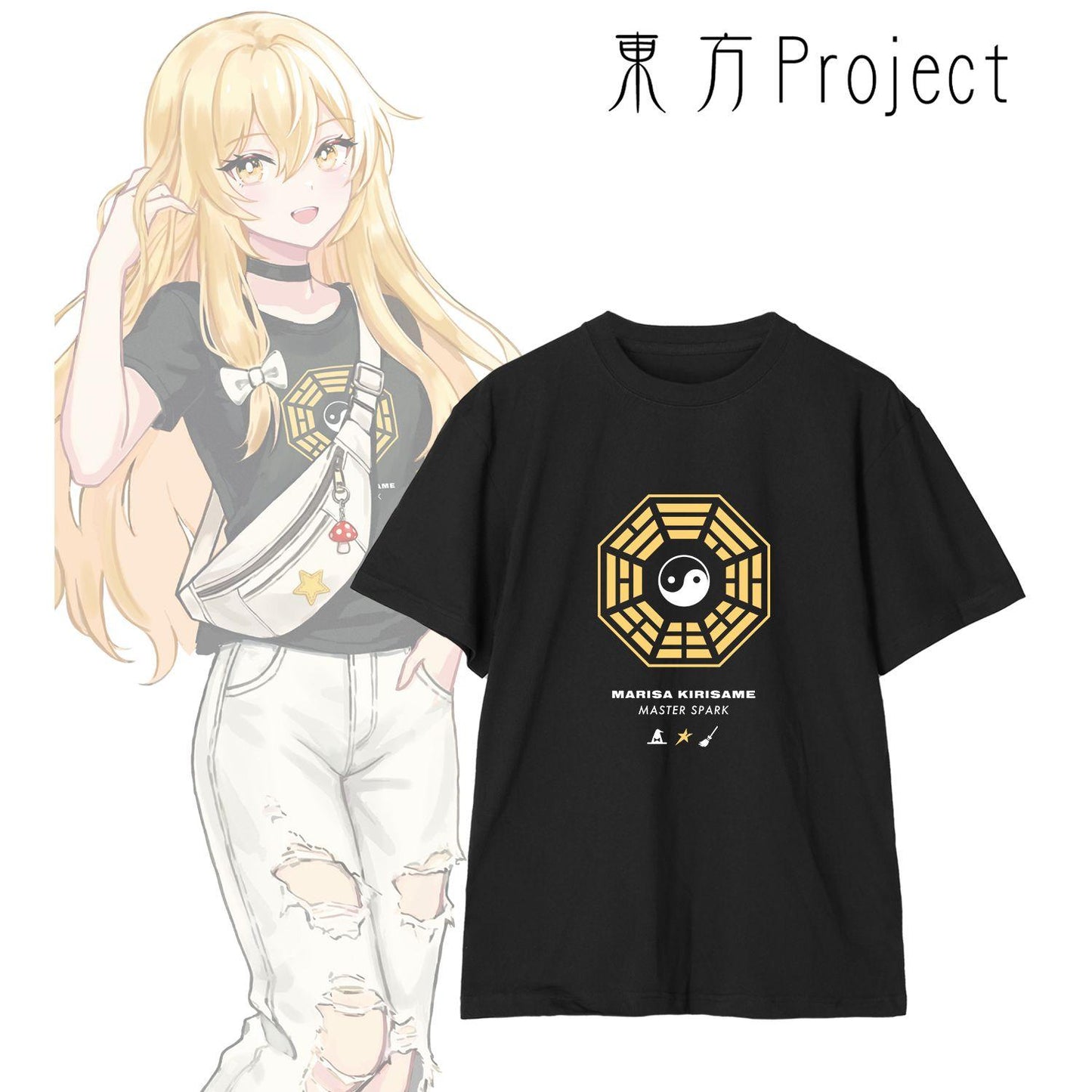 《東方Project》（東方Project） 現代風時尚系列 vol.2 霧雨魔理沙 T恤 XXL款