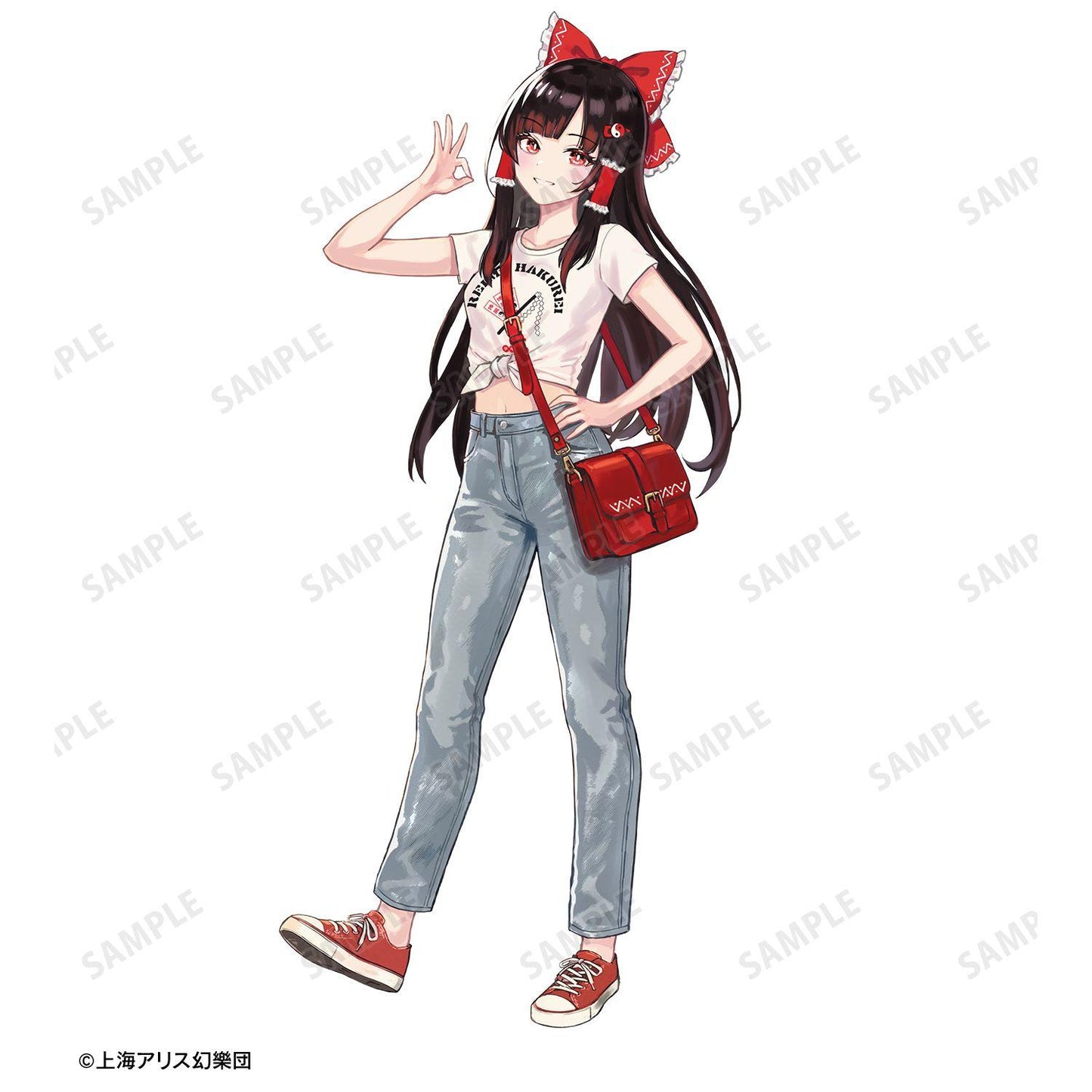 《東方Project》（東方Project） 現代風時尚ver. 第二卷 博麗霊夢 插畫T恤