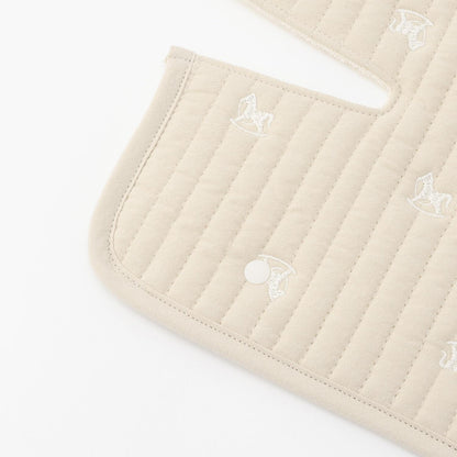 絎縫刺繡 口水巾
