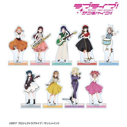 ラブライブ！サンシャイン!!（LoveLive! Sunshine!!） 描き下ろし The Blue Swell服裝ver. 亞克力立牌 完整盒 9包入