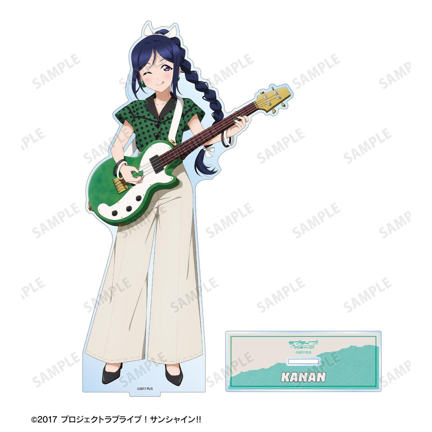 ラブライブ！サンシャイン!!（LoveLive! Sunshine!!） 松浦果南 特大亞克力立牌 描き下ろし The Blue Swell衣裝ver.
